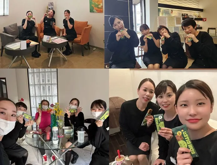 エステWAM　スタッフおやつタイム